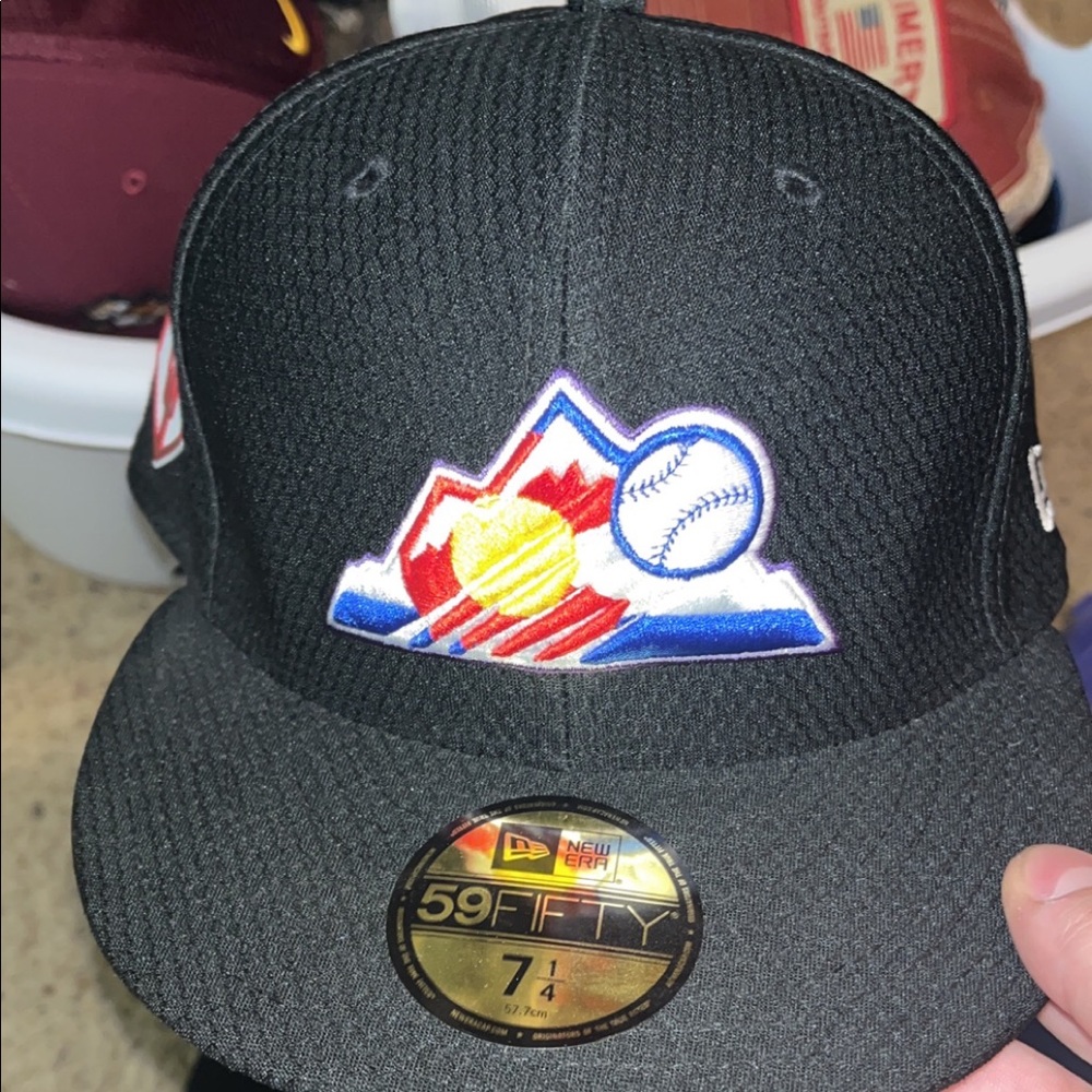 colorado rockies spring training hat fitted
